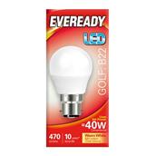 Eveready S13602 LED Golf Opal BC B22 5W (40W) Warm White 470LM Box of 5