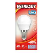 Eveready S13609 LED Golf Opal SES E14 5W (40W) Daylight 470LM Box of 5