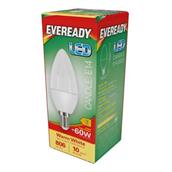 Eveready S17377 LED Candle Opal SES E14 7W (60W) Warm White 806LM Box of 5