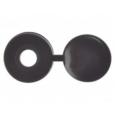 Large Hinged Cover Caps Brown 100 Per Bag