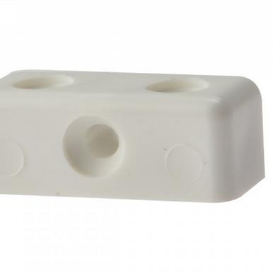 Modesty Block White 100 Per Bag