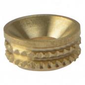 Forge Screw Cup Socket 8 Brass 100 Per Bag