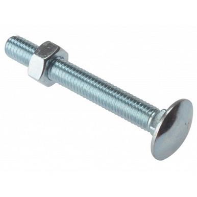 Forge Carriage Bolt Zinc Plated M10 x 200 10 Per Bag