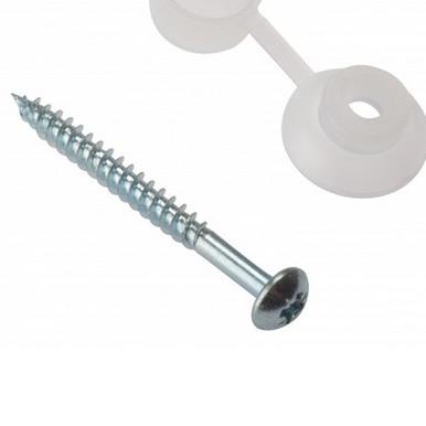 Forge Corrugated Roofing Screw & Cap 10 Per Bag