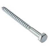 Forge Coach Screw Zinc Plated M10 x 130 10 Per Bag