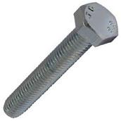 Forge Hex Head Set Screw Bright Zinc Plated M6 x 40 10 Per Bag