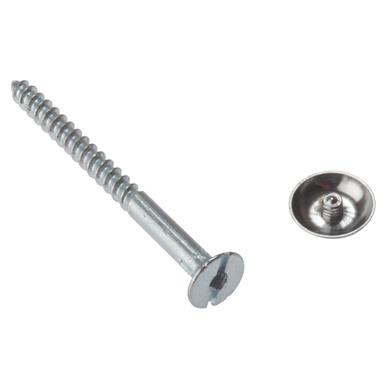 Mirror Screw Chrome 2&quot; Bag of 10 * Clearance *