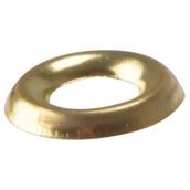 Forge Screw Cup Washer 9-10 Brass 200 Per Bag