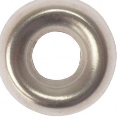 Forge Screw Cup Washer 6 Nickel Plated 200 Per Bag