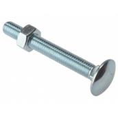 Forge Carriage Bolt Zinc Plated M12x100 5 Per Bag