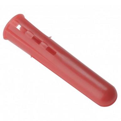 Expansion Wall Plug Red 6-8 Pack of 1000
