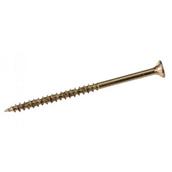 FORFFT6100Y - ForgeFast Elite Low-Torque Woodscrew 6.0x100mm Box 100 Zinc Yellow