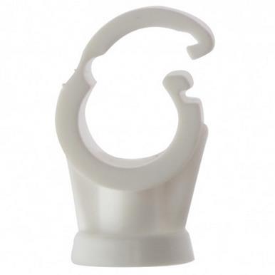 Forge Pipe Clip Snap Over Top 22mm Bag of 100