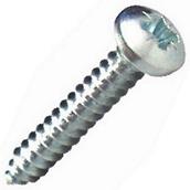 Pozi Pan Head Self Tappin Screw Bright Zinc Plated 1.1/2