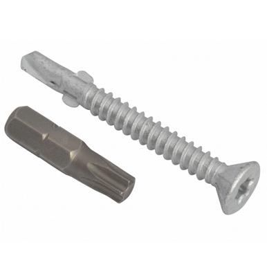 Techfast Screw Light Duty 5.5 x 60 Timber To Steel CSK Wing Bag of 100