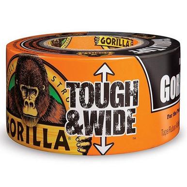 Gorilla (3044301) Tape Black Tough & Wide 27m