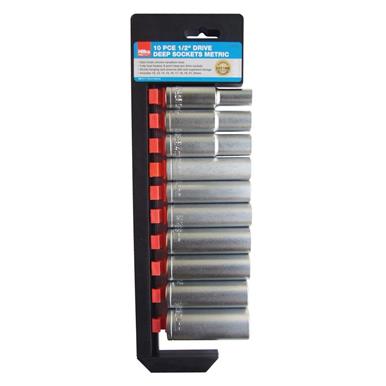 Hilka 1/2&quot; Drive Deep Sockets Metric 10Pc