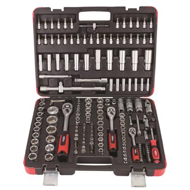 Hilka 1/4&quot;, 3/8&quot; & 1/2&quot; Drive Socket Set 171Pc