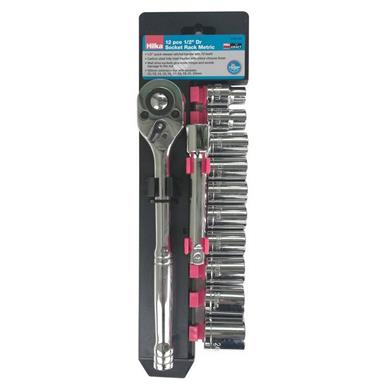 Hilka Socket Set 1/2&quot; Drive Metric 12Pc