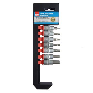 Hilka 3/8&quot; Drive Hex Bit Set Metric 7Pc