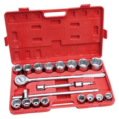 Hilka 3/4&quot; Drive Socket Set Metric 21Pc