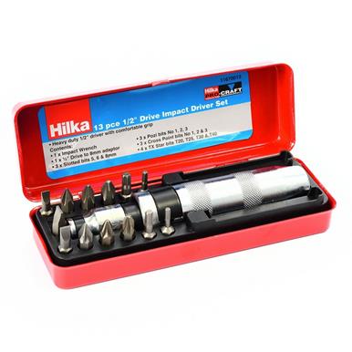 Hilka 1/2&quot; Drive Pro Impact Driver Set 13Pc