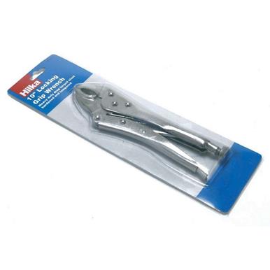 Hilka Locking Curved Jaw Wrench 10&quot;