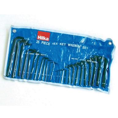 Hilka Hex Key Set 25Pc (AF & Metric)