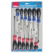 Hilka Soft Grip Screwdriver Set 12Pc