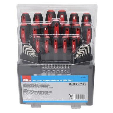 Hilka Soft Grip Screwdriver & Bit Set 44Pc