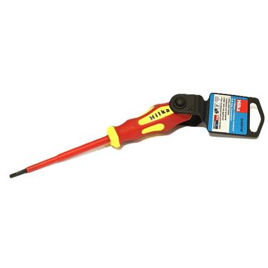 Hilka Soft Grip Insulated VDE Screwdriver 4mm x 100mm
