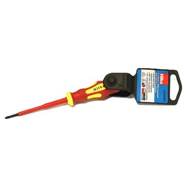 Hilka Soft Grip Insulated VDE Screwdriver PH0 X 60mm
