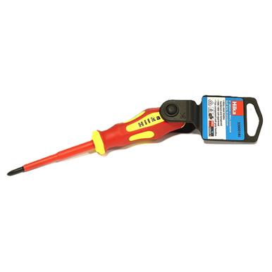 Hilka Soft Grip Insulated VDE Screwdriver PH1 X 80mm
