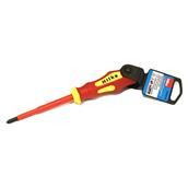 Hilka Soft Grip Insulated VDE Screwdriver PH2 X 100mm