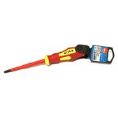 Hilka Soft Grip Insulated VDE Screwdriver PZ2 x 100mm