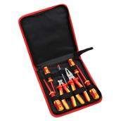 Hilka VDE Electricians Screwdriver and Plier Set 7Pc