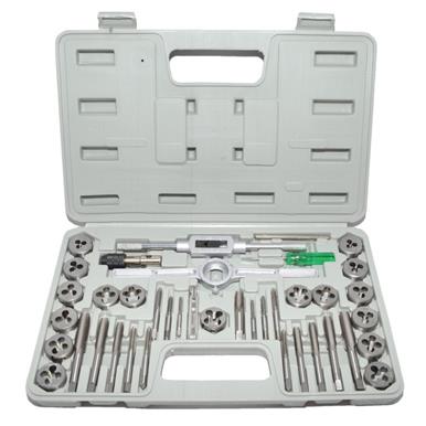 Hilka Alloy Steel Tap & Die Set 40Pc