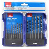 Hilka Masonry Drill Bit Set 15Pc