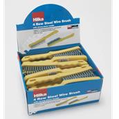 Hilka 4 Row Steel Wire Brush (Each)