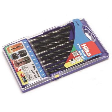 Hilka Mixed Drill Set 9Pc