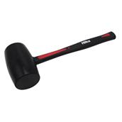 Hilka 32oz Black Rubber Mallet