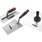 Hilka Plasterers Trowel Set 3pc Soft Grip