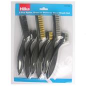 Hilka Wire Brush Set 6Pc 7