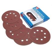 Hilka Hook and Loop Sanding Disc 125mm Assorted Grade 15pc