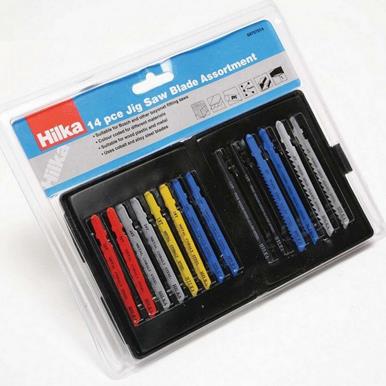 Hilka Jigsaw Blade Assorted 14pc In Plastic Case