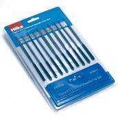 Hilka Needle File Set 10pc Soft Grip