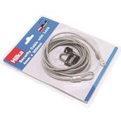 Hilka Security Cable and Lock 4mm x 3m