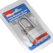 Hilka Long Shackle Laminated Padlock 40mm