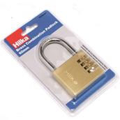 Hilka Slim Brass Padlock 60mm