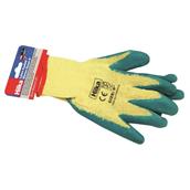Hilka Green Latex Coated Gloves Size 9 / Medium (1 Pair) * While Stocks Last *